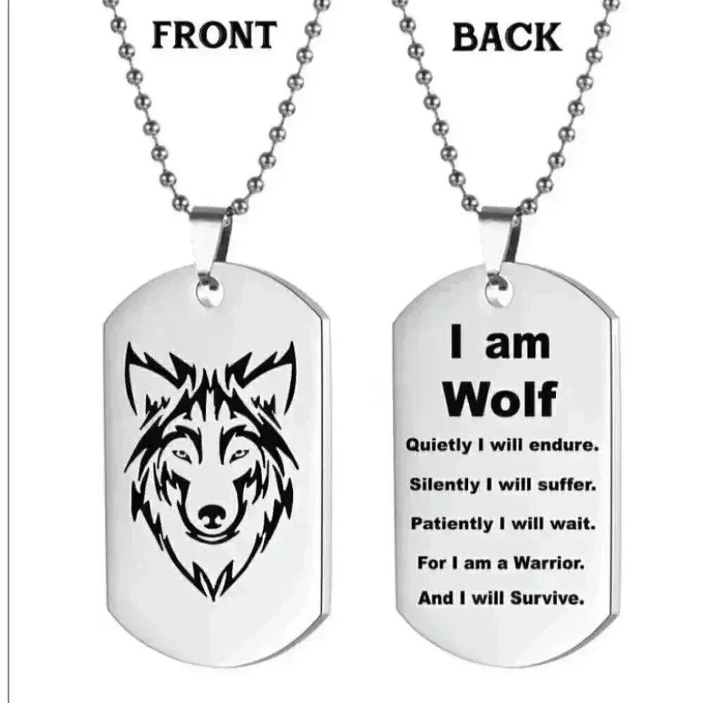 I'm Wolf WARRIOR NECKLACE